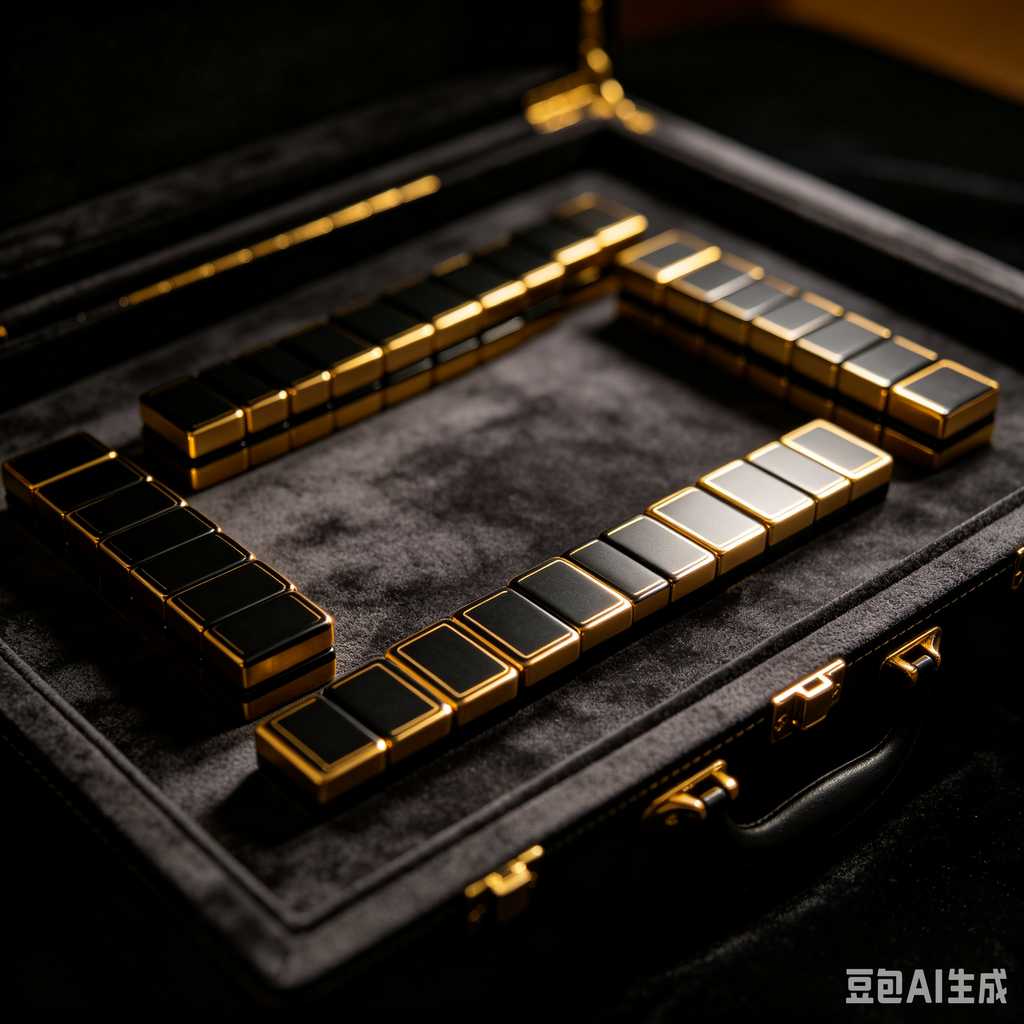 embossed mahjong set design