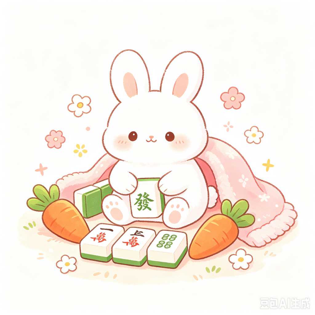 simulated ivory mahjong set